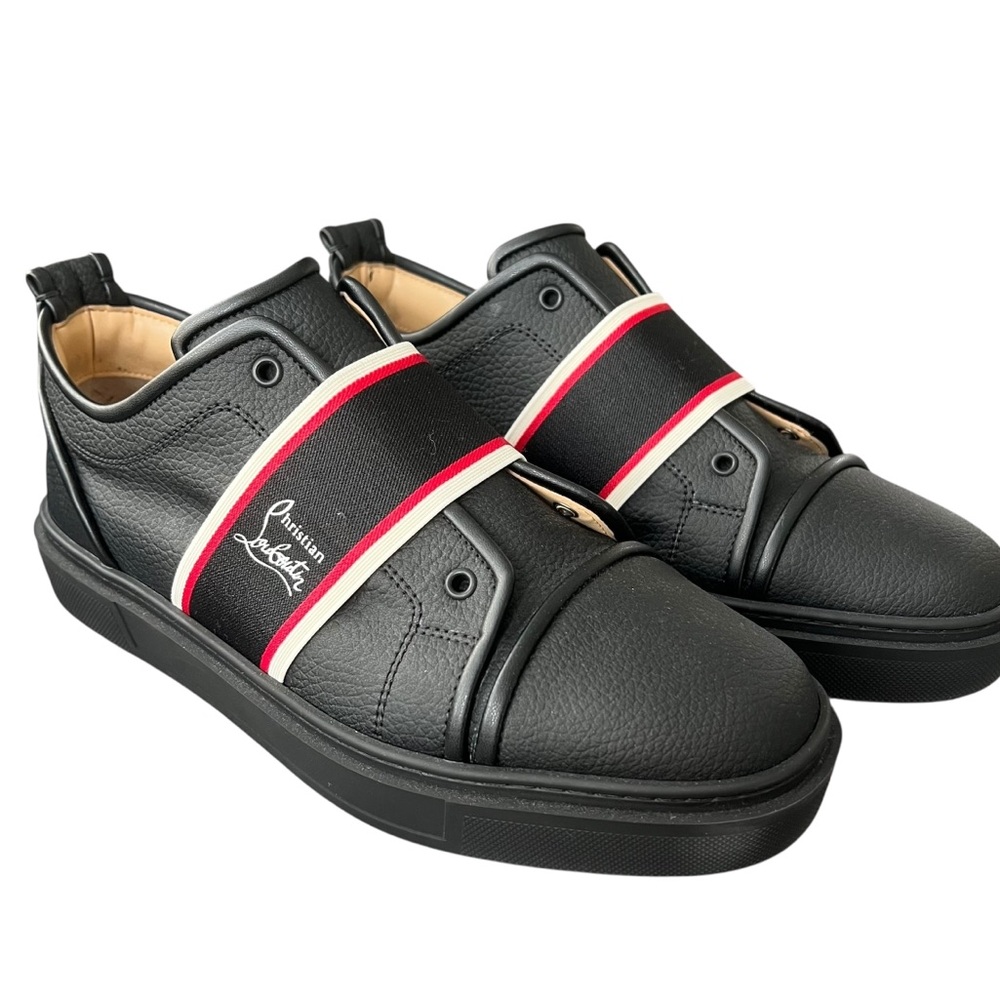 Christian Louboutin Men’s Black Adolescenza 46 with dusters and box